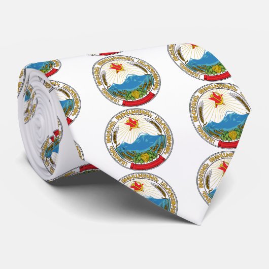 Embleem van de Armeense Socialistische Sovjetrepub Stropdas (Opgerold)