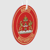 Embleem van de Boedapest-ronde Ornament (voorkant)