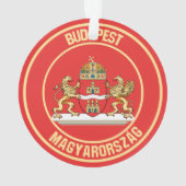 Embleem van de Boedapest-ronde Ornament (achterkant)