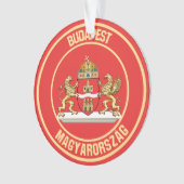 Embleem van de Boedapest-ronde Ornament (voorkant)