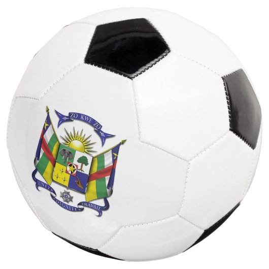 embleem van de centraal - afrikaanse republiek voetbal (Drie kwart)