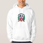 embleem van de dominicaanse republiek hoodie (Voorkant)