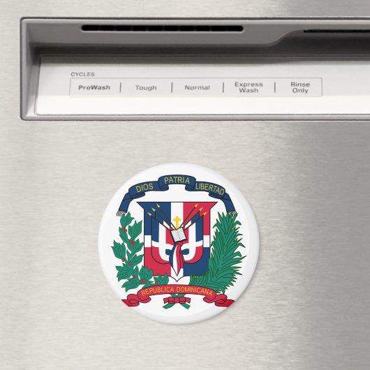 embleem van de dominicaanse republiek magneet (Insitu (Vaatwasser))