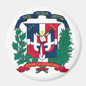 embleem van de dominicaanse republiek magneet (Voorkant)