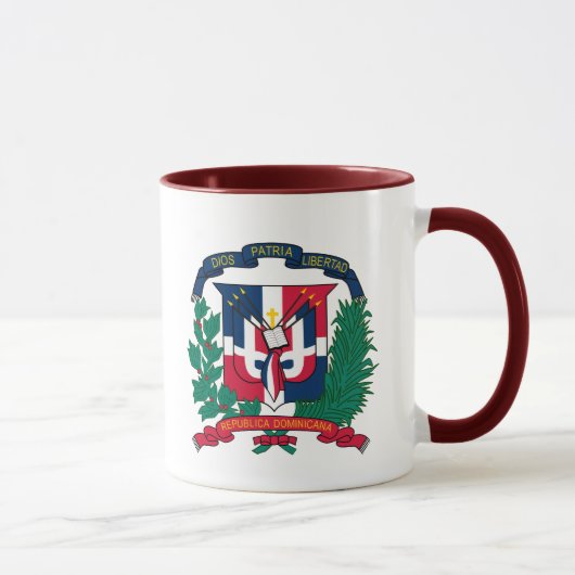 embleem van de dominicaanse republiek mok (Rechts)