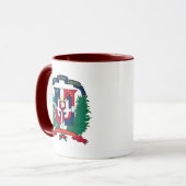 embleem van de dominicaanse republiek mok (Voorkant links)