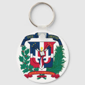 embleem van de dominicaanse republiek sleutelhanger (Voorkant)