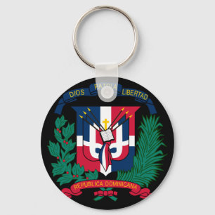 embleem van de dominicaanse republiek sleutelhanger