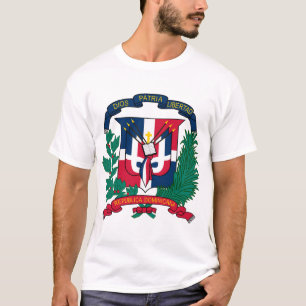 embleem van de dominicaanse republiek t-shirt