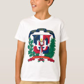 embleem van de dominicaanse republiek t-shirt (Voorkant)