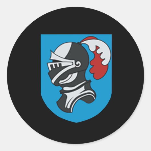 embleem van de Duitse WW2-luchtmacht JG4-eenheid Ronde Sticker (Voorkant)