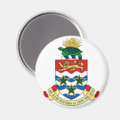 embleem van de kaymaneilanden magneet (Voorkant / Achterkant)