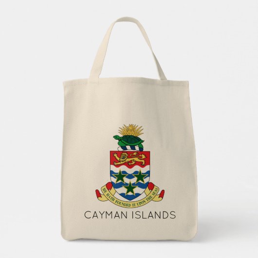 embleem van de kaymaneilanden tote bag (Achterkant)