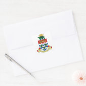 embleem van de kaymaneilanden vierkante sticker (Envelop)