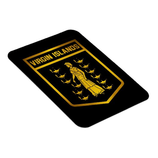 Embleem van de Maagdeneilanden Magneet (Rechterzijde)