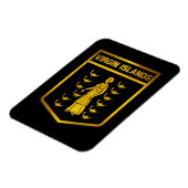 Embleem van de Maagdeneilanden Magneet (Linkerzijde)