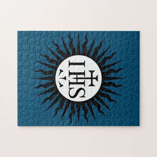 Embleem van de Maatschappij van Jezus Legpuzzel (Horizontaal)