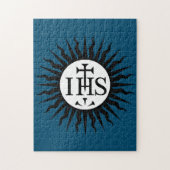 Embleem van de Maatschappij van Jezus Legpuzzel (Verticaal)