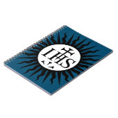 Embleem van de Maatschappij van Jezus Notitieboek (Linkerzijde)