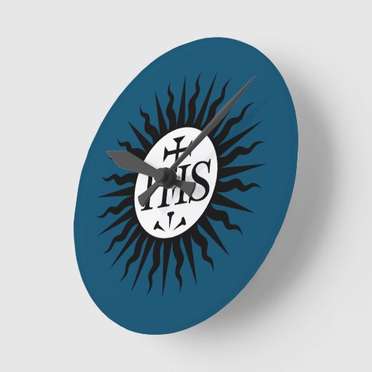 Embleem van de Maatschappij van Jezus Ronde Klok (Hoek)