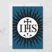 Embleem van de Maatschappij van Jezus Save The Date (Voorkant)