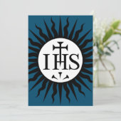 Embleem van de Maatschappij van Jezus Save The Date (Staand voorkant)