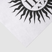 Embleem van de Maatschappij van Jezus Tissuepapier (Detail)