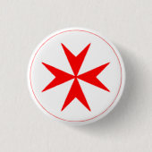 Embleem van de marine van Toscane Medici Ronde Button 3,2 Cm (Voorkant)