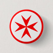Embleem van de marine van Toscane Medici Ronde Button 3,2 Cm (Voorkant)