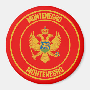 Embleem van de Montenegro-ronde Magneet