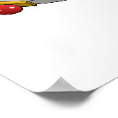 Embleem van de officiële paus van de papacocoaat poster (Hoek)