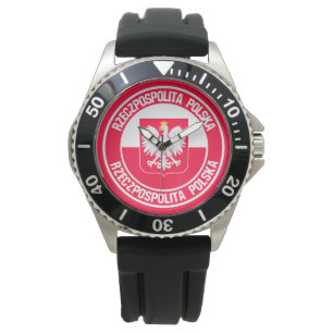 Embleem van de Poolse Ronde Horloge