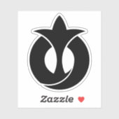 Embleem van de prefectuur Aichi, Japan Sticker (Vel)