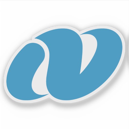 Embleem van de prefectuur Nagasaki, Japan Sticker (Voorkant)