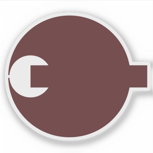 Embleem van de prefectuur Nara, Japan Sticker (Voorkant)