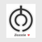 Embleem van de prefectuur Oita (Oita), Japan Sticker (Vel)