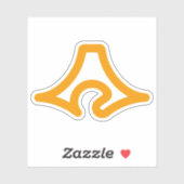 Embleem van de prefectuur Shizuoka, Japan Sticker (Vel)