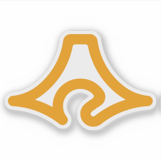 Embleem van de prefectuur Shizuoka, Japan Sticker (Voorkant)