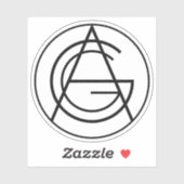 Embleem van de regering-generaal van Algerije (196 Sticker (Vel)