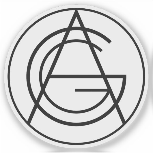 Embleem van de regering-generaal van Algerije (196 Sticker (Voorkant)