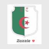 Embleem van de Republiek Algerije (1962-1971) Sticker (Vel)
