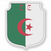 Embleem van de Republiek Algerije (1962-1971) Sticker (Voorkant)