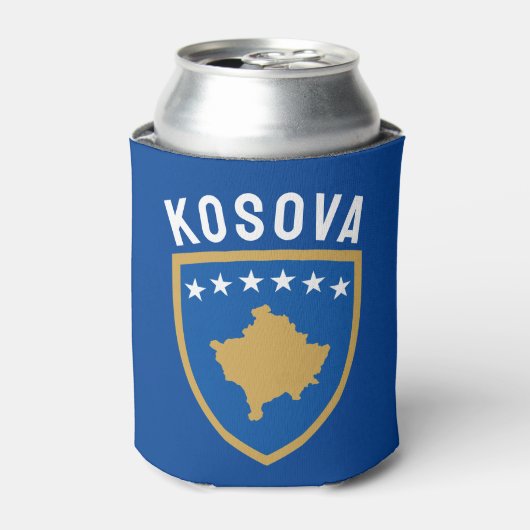 Embleem van de Republiek Kosovo Blikjeskoeler (Blikje Voorkant)