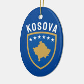 Embleem van de Republiek Kosovo Keramisch Ornament (Links)