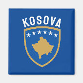 Embleem van de Republiek Kosovo Magneet (Voorkant)