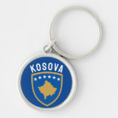 Embleem van de Republiek Kosovo Sleutelhanger (Voorkant)