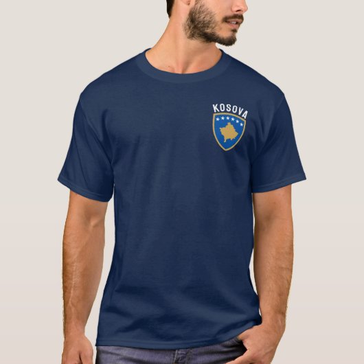 Embleem van de Republiek Kosovo T-shirt (Voorkant)