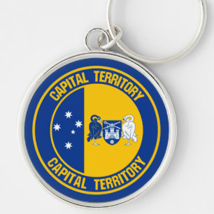 Embleem van de Ronde van het kapitaalgebied Sleutelhanger