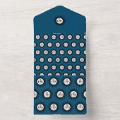 embleem van de Sociëteit van Jezus Monogram All In One Uitnodiging (Binnen)