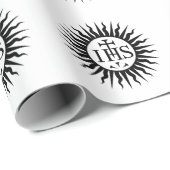 embleem van de Sociëteit van Jezus Monogram Cadeaupapier (Rol Hoek)